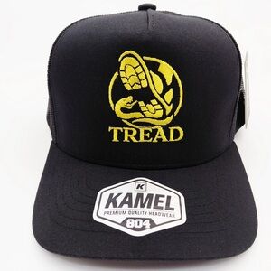 Tread Merch Black and Yellow Kamel Cap